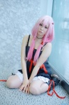boots choker cosplay dress guilty_crown pink_hair touta_miya yuzuriha_inori rating:Safe score:1 user:nil!