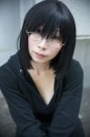 asuka cosplay durarara!! glasses hoodie sonohara_anri rating:Safe score:0 user:nil!