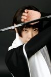 bleach cosplay katana kimono soifon sword tachibana_minami twin_braids rating:Safe score:0 user:nil!