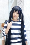 asae_ayato cosplay hair_clips k-on! nakano_azusa tshirt twintails rating:Safe score:0 user:pixymisa