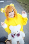 boots cosplay hoodie kousaka_honoka love_live!_school_idol_project orange_hair shima shorts stuffed_animal teddy_bear rating:Safe score:0 user:nil!