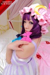 bed bra cosplay debi dress hat patchouli_knowledge purple_hair touhou rating:Safe score:1 user:nil!