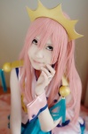 aiba_ai cosplay crown megurine_luka pink_hair skirt sleeveless_blouse tagme_song vocaloid rating:Safe score:0 user:nil!