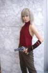 blonde_hair canaan canaan_(character) cosplay gun halter_top trousers yuuri_(shio274) rating:Safe score:0 user:nil!
