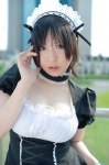 apron choker cosplay cyborg_nene dress hairband maid maid_uniform original rating:Safe score:0 user:nil!