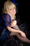 blonde_hair cosplay dress fishnet_pantyhose marble original pantyhose tometo_kamu top_hat rating:Safe score:1 user:pixymisa