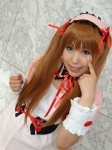 apron asahina_mikuru cosplay hair_ribbons moeka suzumiya_haruhi_no_yuuutsu twintails rating:Safe score:0 user:nil!