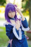 cosplay fate/hollow_ataraxia fate/series gown hair_ribbons hazuki_minami matou_sakura purple_hair rating:Safe score:1 user:nil!