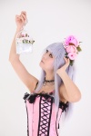 asakura_irori bustier cosplay gloves hairband lingerie original silver_hair rating:Safe score:0 user:DarkSSA
