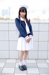 cardcaptor_sakura cosplay daidouji_tomoyo miniskirt pleated_skirt sailor_uniform school_uniform skirt socks tie zero_inch rating:Safe score:0 user:nil!