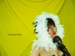 choker cleavage dress feather_boa gloves pai p-collection rating:Safe score:0 user:nil!