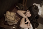 apron collar cosplay dress hairband maid original tometo_kamu rating:Safe score:0 user:Kryzz