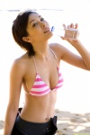 beach bikini_top bodysuit cleavage dgc_0600 nagasawa_nao open_clothes swimsuit wet rating:Safe score:1 user:nil!
