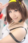 choker cosplay croptop hairband saki suzumiya_haruhi suzumiya_haruhi_no_yuuutsu rating:Safe score:0 user:nil!