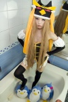 arai_yomi bathroom bathtub bodysuit cosplay detached_sleeves mawaru_penguindrum penguin_hat princess_of_the_crystal shimashou_ka. thighhighs rating:Safe score:0 user:nil!