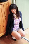 aoi_miku blazer blouse dgc_0848 kneesocks pleated_skirt school_uniform skirt sweater_vest rating:Safe score:1 user:nil!