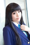 akiyama_mio blazer blouse cosplay k-on! ribbon_tie sakuramiya_rei school_uniform rating:Safe score:0 user:pixymisa