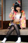 cosplay open_robe original pantyhose robe sarashi shorts zero_inch rating:Safe score:6 user:sweetdulzexx!
