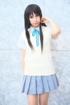 akiyama_mio ari blouse cosplay k-on! pleated_skirt school_uniform skirt sweater_vest rating:Safe score:0 user:nil!