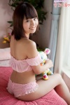 bed bikini_top croptop miyano_hitomi shorts stuffed_animal swimsuit rating:Safe score:1 user:nil!