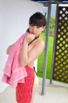 apron bikini ponytail shinozaki_ai swimsuit welcome_to_my_ai_land rating:Safe score:0 user:nil!
