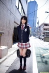 blouse bookbag cardigan dgc_0845 kishi_aino kneesocks pleated_skirt school_uniform skirt tie rating:Safe score:1 user:nil!