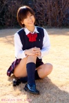 blouse costume kizuki_jui kneesocks pleated_skirt school_uniform skirt sweater_vest rating:Safe score:0 user:nil!