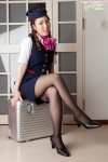 black_legwear blouse fujishima_yui miniskirt neckerchief pantyhose pillbox_hat skirt twintails vest rating:Safe score:0 user:nil!