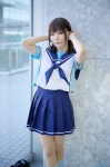 anegasaki_nene bookbag cosplay kneesocks love_plus myumyu pleated_skirt sailor_uniform school_uniform skirt rating:Safe score:0 user:nil!