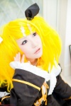 blonde_hair cosplay detached_sleeves dress hairbow kagamine_rin meltdown_(vocaloid) saku scene_ever_4 twintails vocaloid rating:Safe score:0 user:nil!