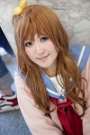 cosplay hairbows hoshino_kana original sailor_uniform scarf school_uniform sweater rating:Safe score:0 user:pixymisa