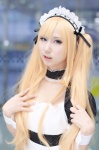 blonde_hair cosplay dress hairband seri tagme_character tagme_series twin_braids rating:Questionable score:1 user:nil!