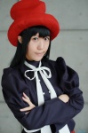 airy_fairy blouse cosplay kneehighs monika_rangu pleated_skirt skirt top_hat uzuki rating:Safe score:1 user:nil!