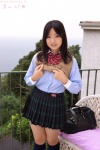 blouse kayama_rei kneesocks pleated_skirt school_uniform shirt_lift skirt sweater_vest rating:Safe score:0 user:nil!