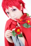 cape cosplay flowers ibara red_hair ruiko school_uniform zone-00 rating:Safe score:0 user:pixymisa
