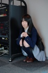 akiyama_mio blazer blouse cosplay kneesocks k-on! pleated_skirt rinami school_uniform skirt rating:Safe score:1 user:nil!