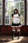 apron high_heels maid maid_uniform shinozaki_ai vyj_82 rating:Safe score:3 user:mock