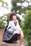blouse kneesocks nagisa_(ii) pleated_skirt school_uniform skirt tie rating:Safe score:1 user:nil!