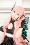 cleavage cosplay dress fingerless_gloves gloves headset magnet_(vocaloid) megurine_luka pink_hair saku twintails vocaloid wings rating:Safe score:0 user:nil!