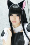 akiho animal_ears apron cat_ears cosplay inu_boku_secret_service maid maid_uniform shirakiin_ririchiyo rating:Safe score:0 user:pixymisa