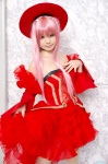 another_blood collar cosplay demonbane detached_sleeves dress hair_clips hat pantyhose pink_hair ruffles shirayuki_himeno twintails rating:Safe score:1 user:nil!