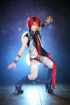 aza_(k_miyuko) cosplay kim_tai_sik microphone otoya_ittoki red_hair tie trousers uta_no_prince-sama rating:Safe score:0 user:DarkSSA
