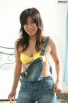 bikini_top cleavage denim misty_195 momose_misaki open_clothes overalls swimsuit rating:Safe score:0 user:nil!