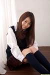 blouse dgc_0945 hoshino_asuka kneesocks pleated_skirt school_uniform skirt sweater_vest rating:Safe score:0 user:nil!