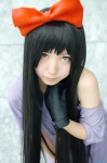 akiyama_mio cosplay dress hairbow k-on! one_glove tank_top uu rating:Safe score:1 user:nil!
