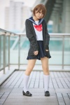 cardigan cosplay kneesocks original pleated_skirt sailor_uniform school_uniform skirt uri rating:Safe score:4 user:nil!