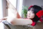 amami_haruka cosplay hair_ribbons idolmaster qipao shino_kei the_kei_m@ster rating:Safe score:1 user:nil!