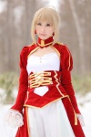 blonde_hair braid cosplay dress fate/series fate/stay_night kamui_arisa red_moon saber rating:Safe score:0 user:nil!