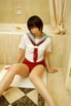 bathroom bathtub costume gym_shorts sailor_uniform school_uniform tachibana_minami rating:Safe score:0 user:nil!