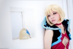 blonde_hair choker cosplay dress hachimaru mask simone_aragon star_driver vest rating:Safe score:1 user:xkaras